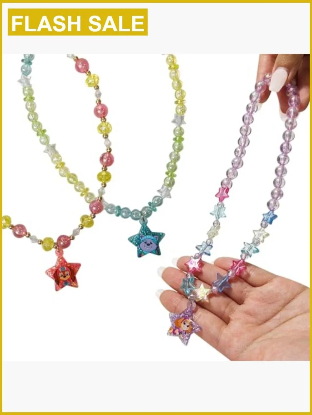 Paw Patrol Dress Up Jewelry Set - 9 Piece Necklaces Bracelets Rings for Kids